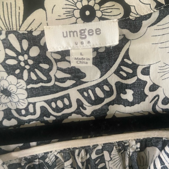 Black & Cream Floral Paisley Button-Up Dress - Picture 2 of 9